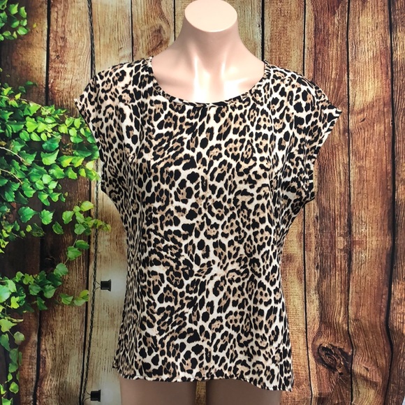 HeartSoul Leopard Blouse Size M - Picture 1 of 4